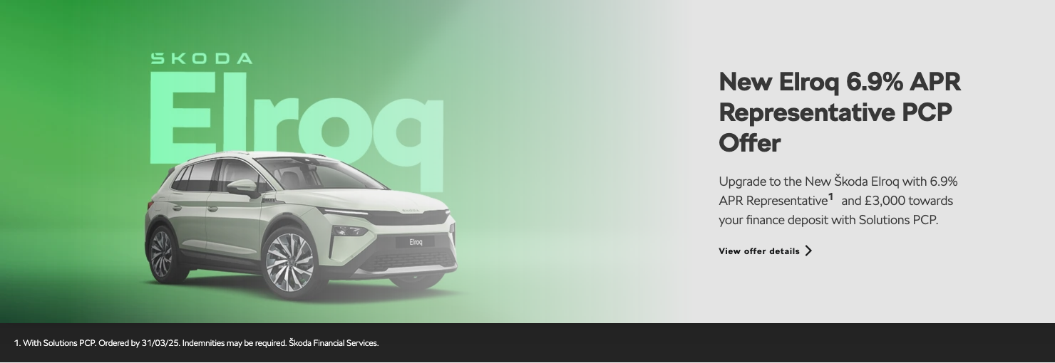Elroq 6.9% APR PCP Offer