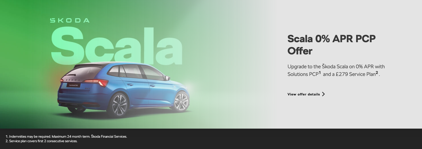 SCALA 0% APR PCP Offer