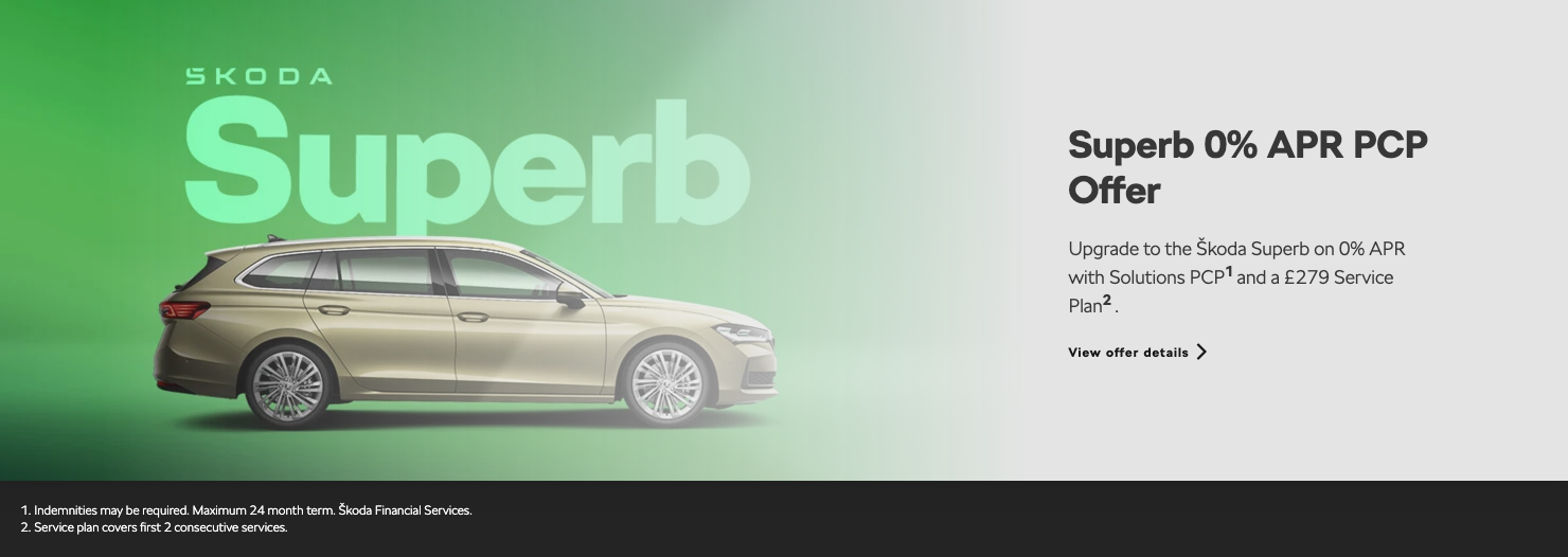 Superb 0% APR PCP Offer