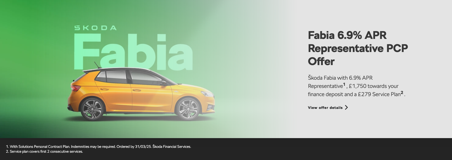Fabia 6.9% PCP Offer