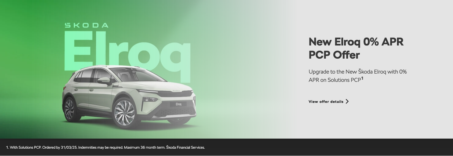 Elroq 0% APR PCP Offer