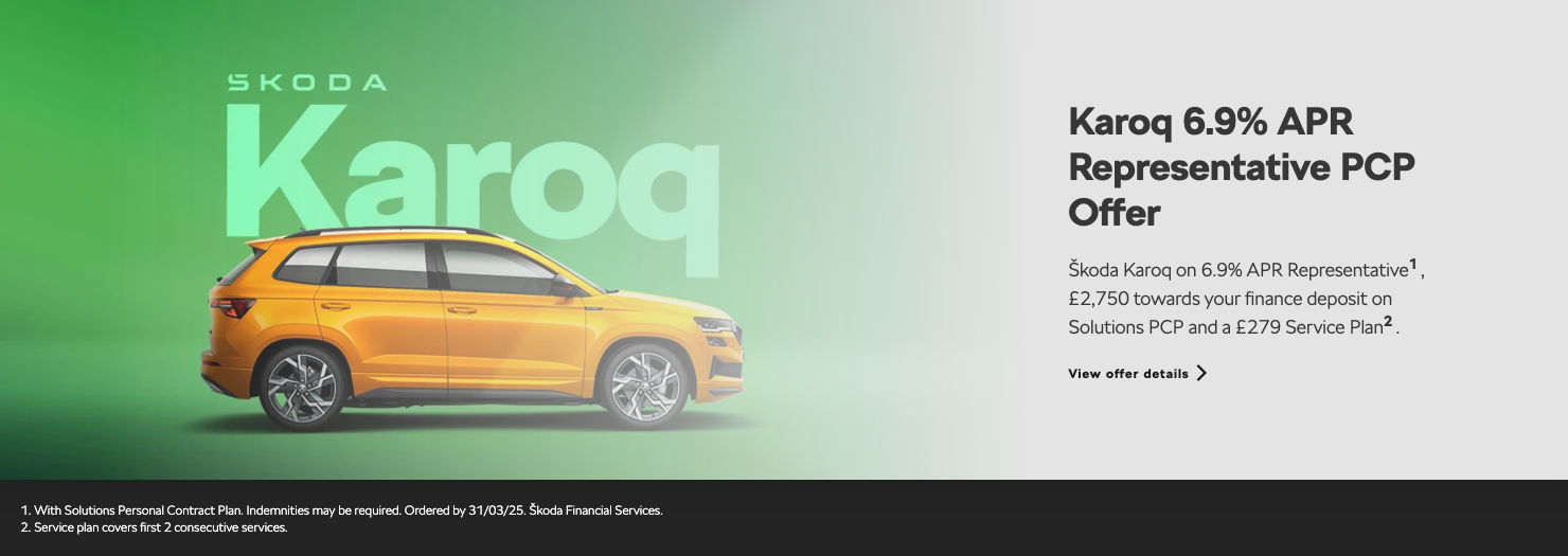 KAROQ 6.9% APR PCP Offer