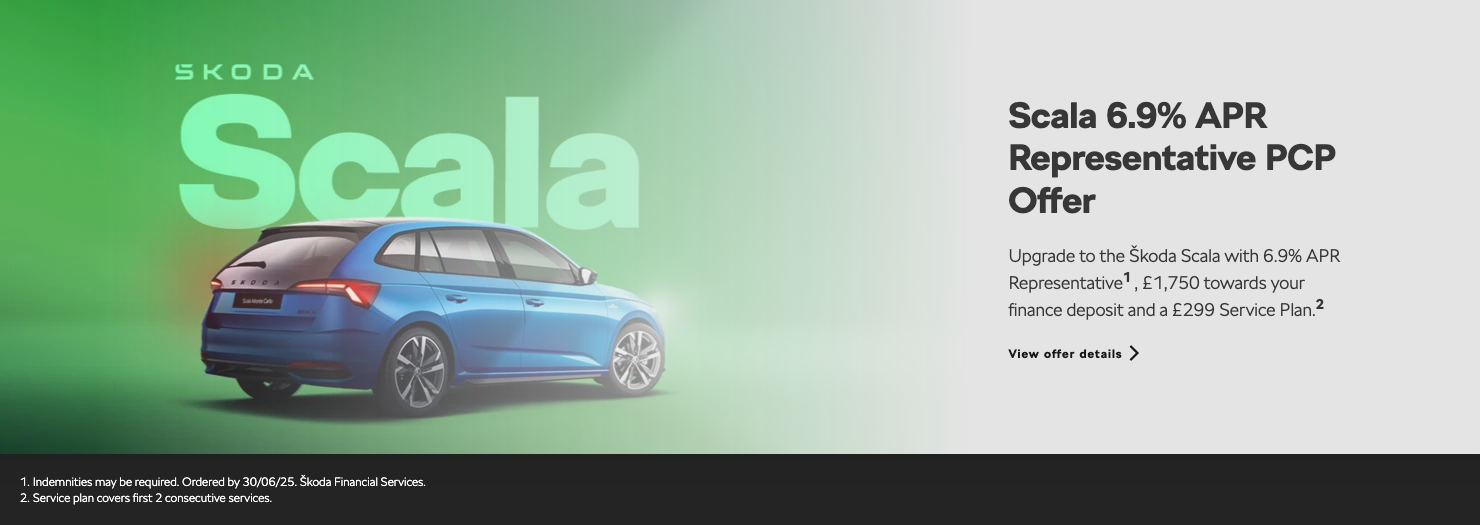 SCALA 6.9% APR Offer