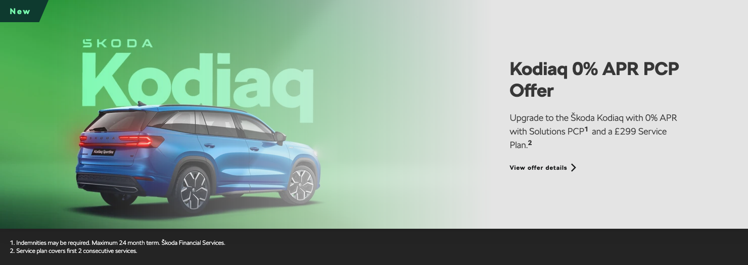 Kodiaq 0% APR PCP Offer