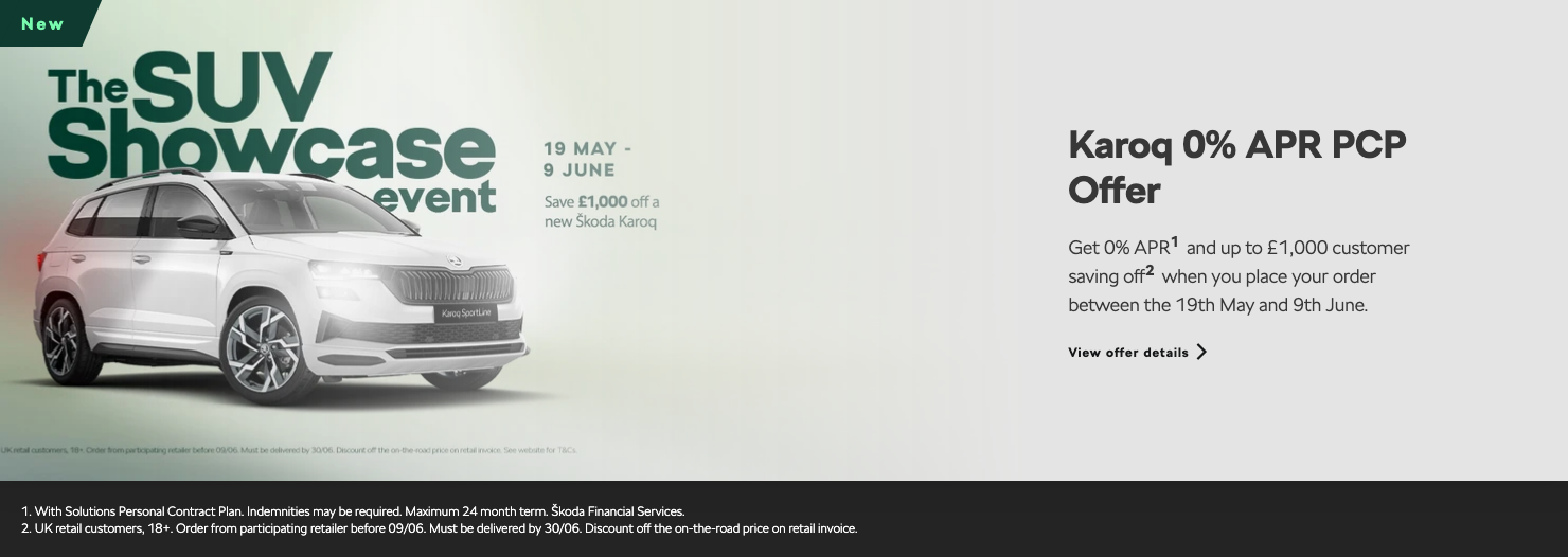 Karoq 0% APR