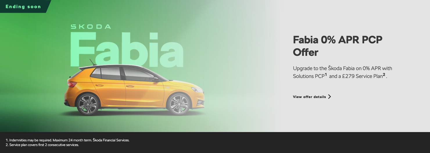 Fabia 0% APR