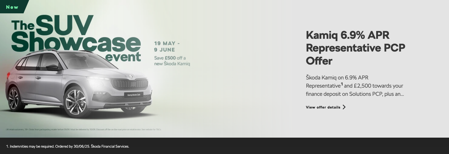 Kamiq 6.9% APR Representative APR Offer