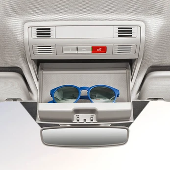 Glasses storage compartment