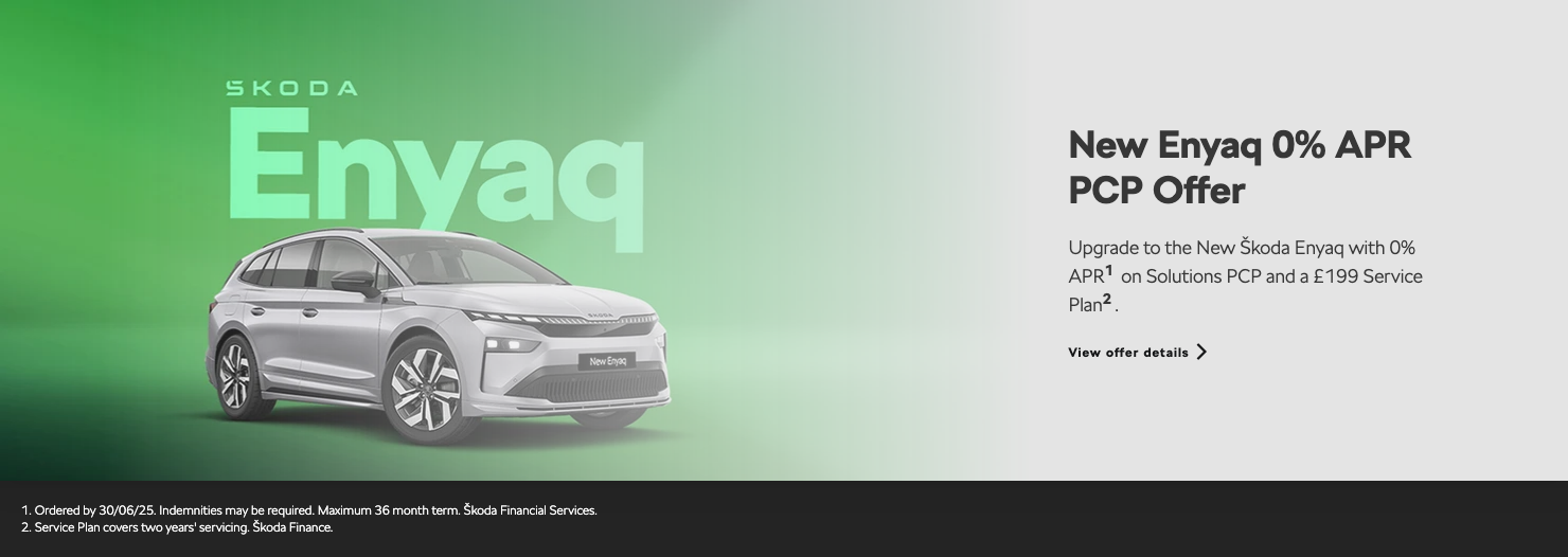 new Enyaq 0% APR