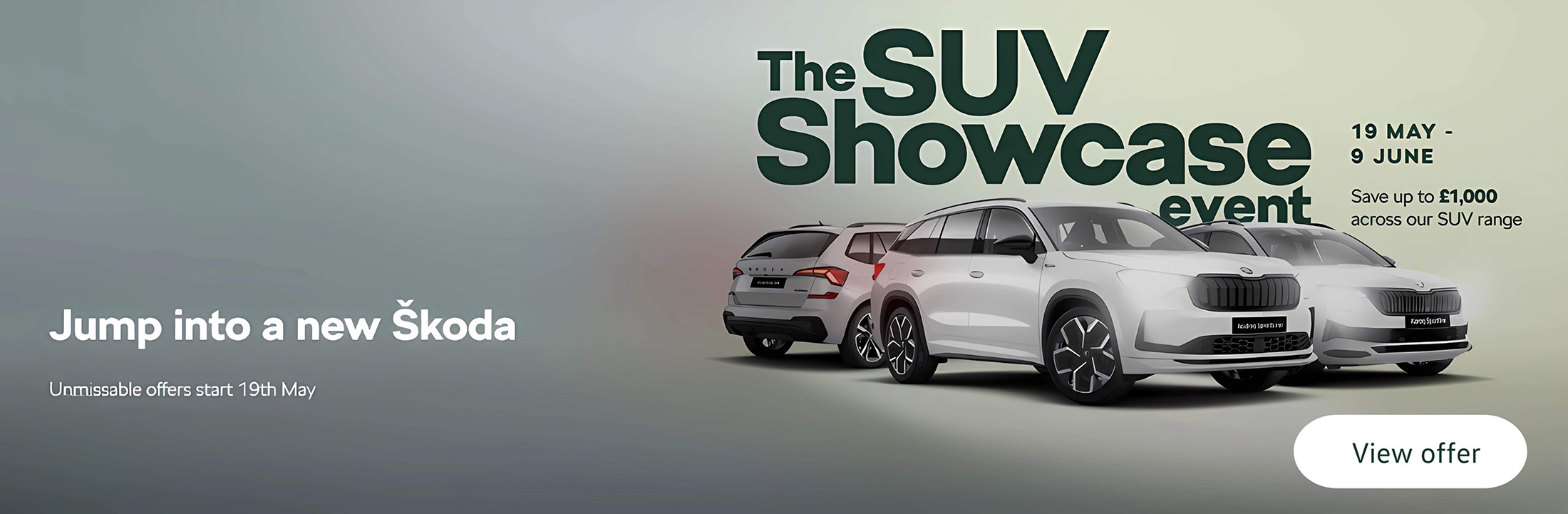 The SUV Showcase event | 19 May - 9 June