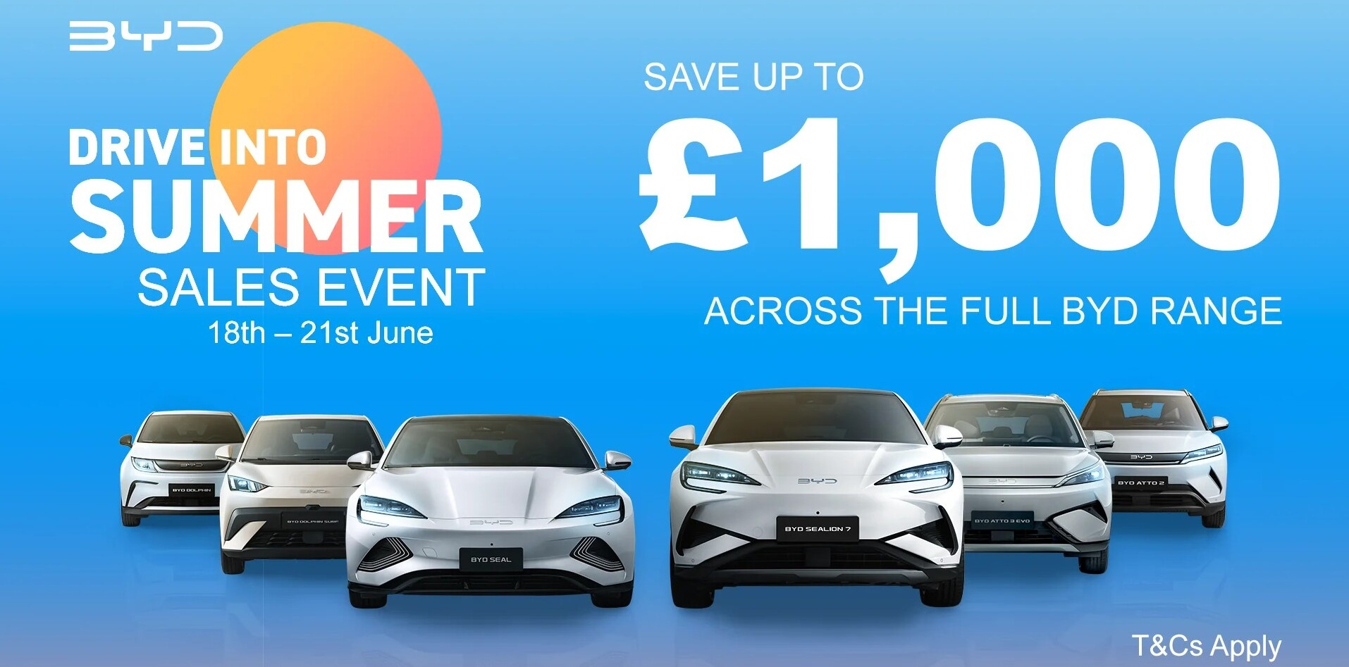 BYD Drive Into Summer - Sale Event