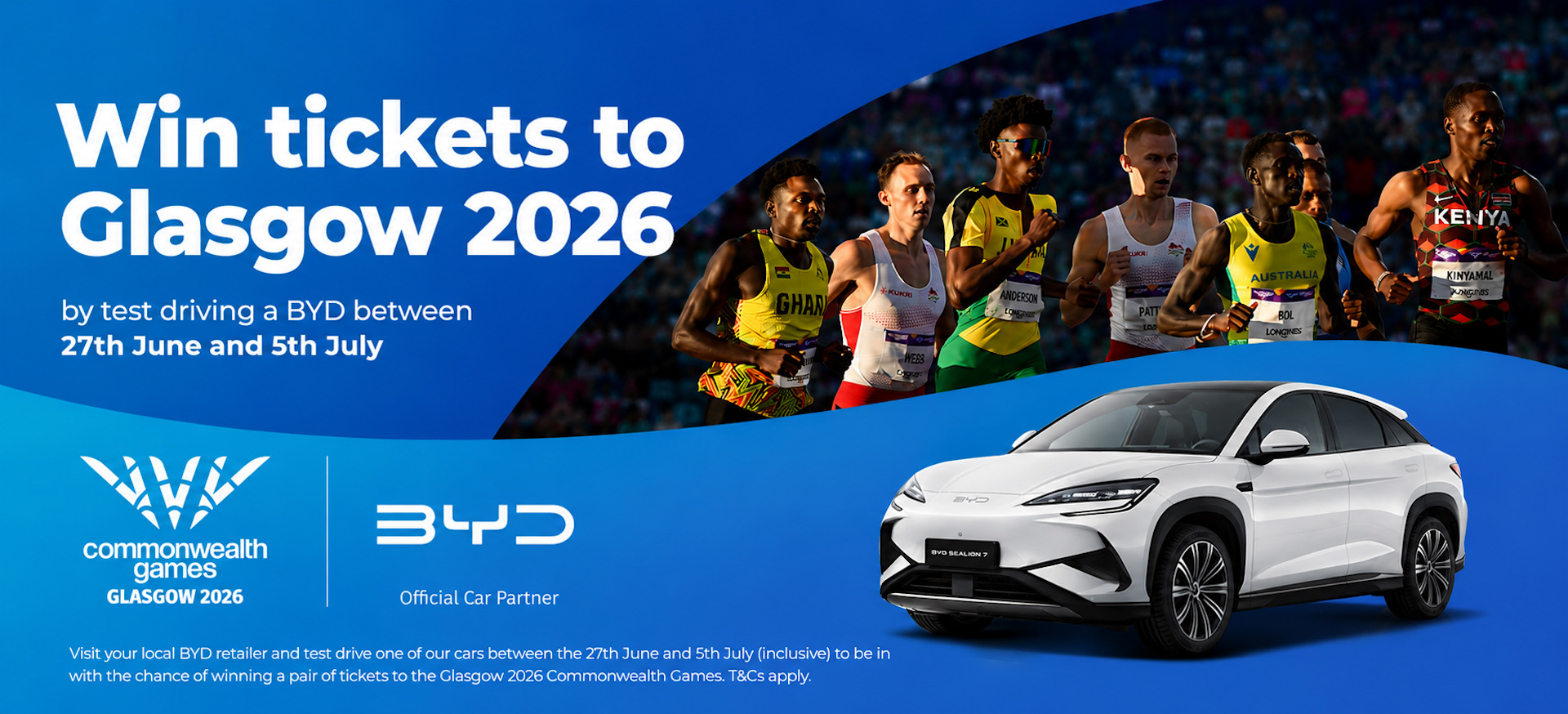 Win Tickets to Glasgow 2026 Commonwealth Games